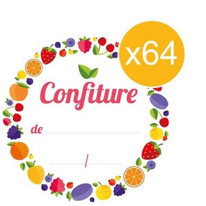 Étiquettes confiture