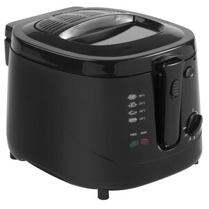 Friteuse 2 5 l noire bestron adf2000 1800 w