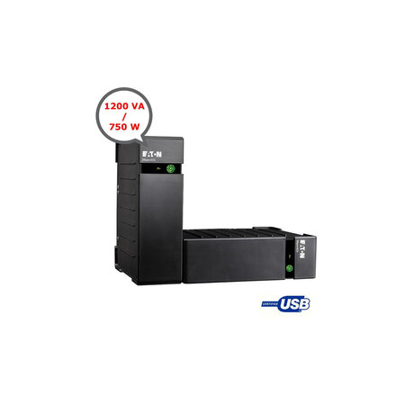 Eaton ellipse eco 1200 usb fr veille 1 2 kva 750 w 8 sortie(s) ca