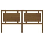 vidaXL Tête de lit Marron miel 185 5x4x100 cm Bois massif de pin