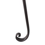vidaXL Chaise longue de jardin 128 cm Acier Antique Marron