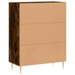 vidaXL Buffet chêne fumé 69 5x34x90 cm bois d'ingénierie