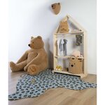 Childhome panier de rangement teddy 30x30x30 cm beige