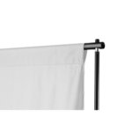 vidaXL Système de support de toile de fond 600 x 300 cm Blanc