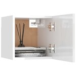 vidaXL Ensemble de meubles TV 7 Pièces Blanc brillant Aggloméré