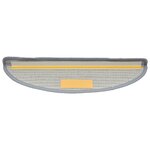 vidaXL Tapis d'escalier 15 Pièces gris 65x21x4 cm