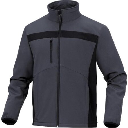 Vestes softshell luléa 2 coloris gris/noir taille xl