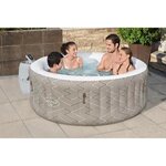 BESTWAY Spa gonflable Lay-Z-Spa Madrid - 2 a 4 personnes - Motif graphique - 120 Airjet™ - 180 x 66 cm