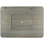 Esschert Design Dessus de table pour caisse de bière Gris