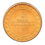 Mini médaille monnaie de paris 2009 - tour abbatiale de saint-amand-les-eaux