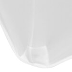 vidaXL Housses extensibles pour table 2 pièces 243 x 76 x 74cm Blanc