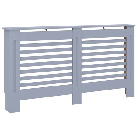 vidaXL Cache-radiateur Anthracite 152x19x81 cm MDF