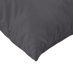 vidaXL Coussins décoratifs 4 Pièces anthracite 50x50 cm tissu