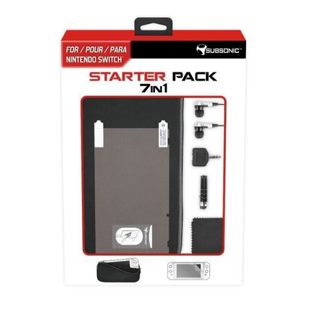 Pack d'accessoires 7 en 1 pour console Nintendo Switch