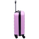vidaXL Ensemble de valises rigides 2 Pièces Rose ABS