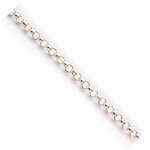 Chaine Argenté 1 mètre Maille 3 8 mm