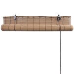 vidaXL Store roulant Bambou Marron 140x160 cm