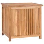 vidaXL Boîte de rangement de jardin 60x50x58 cm Bois de teck solide