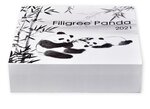 Pièce de monnaie 5 Dollars Iles Salomon 2021 2 onces argent BE – Panda filigrané