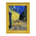 CAFE TERRACE AT NIGHT Gold Plated By Vincent Van Gogh 2 onces argent 33.5 onces Copper monnaie 10000 Francs Chad 2022