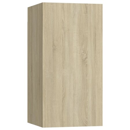 vidaXL Meuble TV Chêne sonoma 30 5x30x60 cm Aggloméré