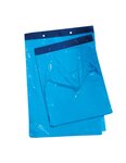 (lot  de 3000 sacs) sac plastique plat standard liassé à ouverture décalée 20 et 28 µ blanc
