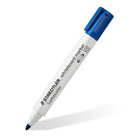 Marqueur pour tableau blanc 'Lumocolor 351' Pte Ogive 2 mm Bleu STAEDTLER