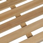 vidaXL Banc de jardin et coussin bleu royal 150 cm Bois de teck massif