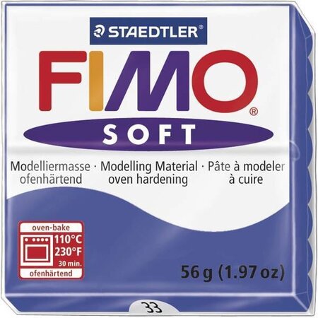Pâte Fimo 57 g Soft Bleu brillant 8020.33