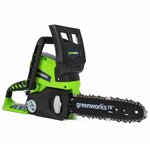 Greenworks tronçonneuse et batterie 2 ah 24 v g24cs25 25 cm 2000007ua