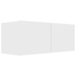 vidaXL Ensemble de meuble TV 8 Pièces Blanc Aggloméré