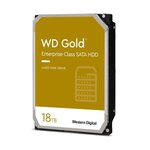 WD Gold - Disque dur Interne - 18To - 7200 tr/min - 3.5 (WD181KRYZ)