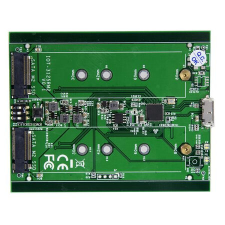 Startech startech.com boîtier usb 3.1 (10 gb/s) dual slot pour ssd m.2 sata avec raid
