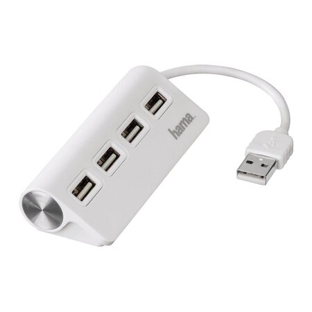 Hama 00012178 hub & concentrateur 480 mbit/s blanc