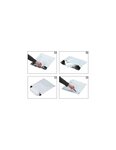 (lot  de 250) pochette plastique opaque "aller/retour" 520 x 590mm
