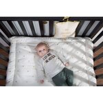CHILDHOME Tapis de parc pour enfants 95x75 cm Jersey Pois dorés