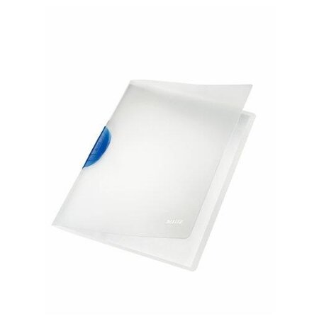 Chemise à clip colorclip magic format a4 clip bleu translucide leitz