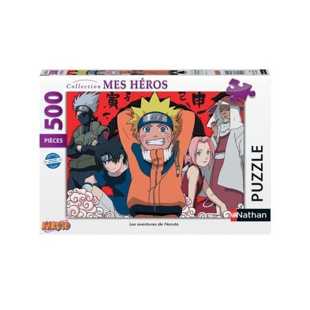 Nathan - puzzle 500 pieces - les aventures de naruto