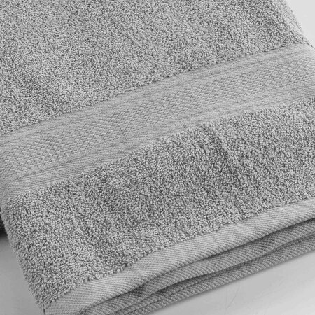 Tapis de bain 50x85 cm eponge gris