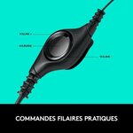 Logitech casque filaire usb - h390