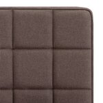 vidaXL Chaises à manger lot de 2 taupe tissu
