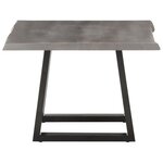 vidaXL Table basse avec bord naturel 60x60x40 cm Bois d'acacia massif