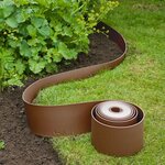 Nature Arête de bordure de jardin 0 15x10 m Terre cuite