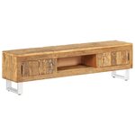 vidaXL Meuble TV Bois de récupération massif 140 x 30 x 40 cm