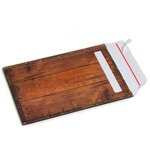 Lot de 5 enveloppes carton b-box 4 imprimée bois format 250x353 mm