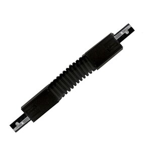 Connecteur flexible pour rail triphasé noir - silamp