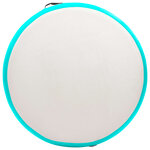 vidaXL Tapis gonflable de gymnastique avec pompe 100x100x10cm PVC Vert