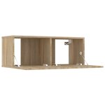vidaXL Meubles TV 2 Pièces Chêne sonoma 80x30x30 cm Bois d'ingénierie