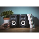 PIONEER DJ DM-40BT - Enceinte de Monitoring active compacte 42 Watts avec technologie sans fil Bluetooth 4.2 (vendu a la paire)
