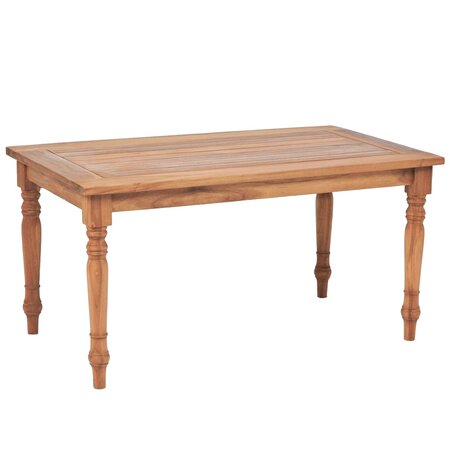 vidaXL Table basse Batavia Teck 90 x 50 x 45 cm